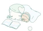  00s animated animated_gif chibi kanaria lowres nose_bubble rozen_maiden sleeping snot wanku 
