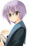  1girl arikawa_satoru glasses nagato_yuki solo suzumiya_haruhi_no_yuuutsu 