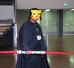  1boy cosplay darth_maul failure lowres male_focus photo pikachu pokemon solo star_wars 