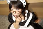  asian glasses maid photo 