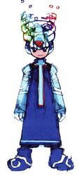  1boy capcom male_focus nakayama_tooru official_art rockman rockman_zero scan scan_artifacts solo x_(rockman) 