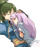  2girls closed_eyes fire_emblem fire_emblem:_rekka_no_ken florina florina_(fire_emblem) high_ponytail lyndis_(fire_emblem) multiple_girls pegasus_knight ponytail sleeping yuri 