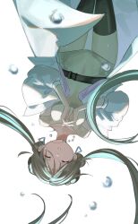  1girl absurdres belt bindi black_belt blonde_hair bodysuit coat earrings heaven_burns_red highres indian jewelry kr_woyue leotard long_hair robe solo thigh-highs triangle_earrings twintails vritika_balakrishnan white_coat white_robe 