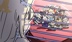  6+girls ako_(blue_archive) ako_(dress)_(blue_archive) angel_wings animal_ears arms_up baseball_cap black_coat black_dress black_hair black_jacket black_pantyhose black_wristband blonde_hair blue_archive blue_dress blue_hair blunt_bangs bob_cut cat_ears cat_girl clothes_around_waist coat collared_shirt cross_hair_ornament demon_girl demon_horns demon_wings dress english_text evening_gown eyewear_on_head faceless faceless_female fox_ears fox_girl from_behind grey_hair hair_ornament half_updo halo happy hat highres hina_(blue_archive) hina_(dress)_(blue_archive) hiyori_(blue_archive) hiyori_(swimsuit)_(blue_archive) horns hoshino_(armed)_(blue_archive) hoshino_(blue_archive) ibuki_(blue_archive) idol jacket jacket_around_waist kazusa_(band)_(blue_archive) kazusa_(blue_archive) long_hair long_sleeves looking_at_another looking_through_window low_twintails makoto_(blue_archive) mari_(blue_archive) meme military_uniform mine_(blue_archive) mini_hat multiple_girls official_alternate_costume official_alternate_hairstyle open_clothes open_coat pantyhose parody peaked_cap pinafore_dress pleated_skirt print_shirt profanity purple_dress red_jacket running sad sakurako_(blue_archive) saori_(blue_archive) saori_(swimsuit)_(blue_archive) school_uniform seia_(blue_archive) sesield shiroko_(blue_archive) shiroko_terror_(blue_archive) shirt short_hair sidelocks simple_background sketch skirt sleeveless sleeveless_dress sleeves_past_fingers sleeves_past_wrists sparkle spongebob_squarepants_(series) squidward_looking_out_the_window_(meme) sunglasses t-shirt tearing_up trembling twintails wavy_hair white_hair white_shirt window wings wolf_ears wolf_girl yoshimi_(band)_(blue_archive) yoshimi_(blue_archive) 