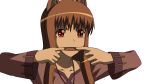   animal_ears brown_hair holo spice_and_wolf vector  