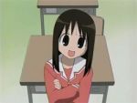  animated animated_gif azumanga_daioh kasuga_ayumu lowres school_uniform serafuku solo 