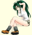  1girl green_hair jochuu-san lowres oekaki original solo yagisaka_seto 