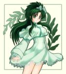  1girl green_hair jochuu-san lowres oekaki original solo yagisaka_seto 