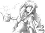  00s kantoku lowres monochrome rozen_maiden sketch straightchromia suiseiseki watering_can 