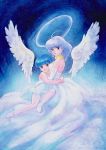  80s creamy_mami dress hug idol magical_girl mahou_no_tenshi_creamy_mami morisawa_yuu oldschool takada_akemi wings 
