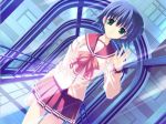  1girl game_cg mitsumi_misato school_uniform serafuku solo to_heart_2 tonami_yuma 