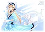  1girl blue_dress charlotte_francia dress gloves littlewitch quartett! solo tachibana_yuu white_gloves 