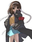  armband brown_hair ouendan sakamoto_mineji short_hair suzumiya_haruhi suzumiya_haruhi_no_yuuutsu 