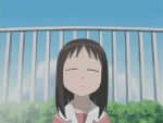  animated animated_gif azumanga_daioh kasuga_ayumu lowres school_uniform serafuku tagme yawning 