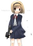  00s 1girl bob_cut bullpup gun gunslinger_girl henrietta kayune_niu p90 solo submachine_gun weapon 