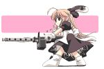  1girl animated animated_gif casing_ejection firing gun hoihoi-san ichigeki_sacchuu!!_hoihoi-san lowres machine_gun mg34 shell_casing solo weapon 