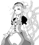  elf ibara-hime lowres monochrome otogi-jushi_akazukin pointy_ears satou_atsuki 