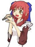  00s 1girl bad_anatomy chopsticks kohaku lowres poorly_drawn solo tsukihime 