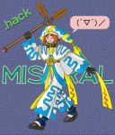  .hack// .hack//games 1girl bandai cyber_connect_2 hack mistral mistral_(.hack//) one_eye_closed solo staff wink 