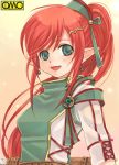  1girl asura_fantasy_online elf kuga_tsukasa lowres omc pointy_ears ponytail redhead solo 