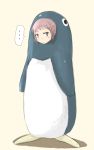  1girl bird nagato_yuki penguin shiki_(no-reply) solo suzumiya_haruhi_no_yuuutsu 