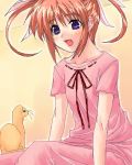  00s ferret ichino lowres lyrical_nanoha mahou_shoujo_lyrical_nanoha pajamas takamachi_nanoha yuuno_scrya 