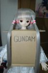  box cardboard_box_gundam chii chobits cosplay doll gundam hair_tubes parody photo robot_ears 