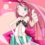  1girl lowres oekaki original shiba_yuusuke solo thumbs_up 