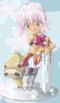  .hack// .hack//tasogare_no_udewa_densetsu 00s armor bandai black_rose_(.hack//) cyber_connect_2 kunisaki_rena pink_hair puchiguso red_eyes sword weapon 