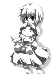  asakura_ryouko character_doll child doll knife monochrome nagato_yuki suzumiya_haruhi_no_yuuutsu tokyo_(great_akuta) 