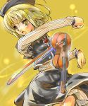  1girl blonde_hair female hat instrument lunasa_prismriver solo touhou violin 