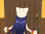  00s ahoge animal_ears animated animated_gif bell bell_collar cat_ears cat_paws cat_tail collar door doorknob lowres paws puchi_puri_yucie qvga ribbon tail tail_ribbon yucie 
