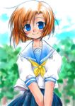  animated animated_gif blood higurashi_no_naku_koro_ni lowres ryuuguu_rena umiichi_kurage 