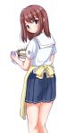  1girl apron hoshino_yuumi kimi_kiss kozimaki school_uniform serafuku solo 