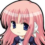  1girl :3 android blue_eyes chaccu lowres milfa pink_hair robot_ears solo to_heart_2 to_heart_2_ad 