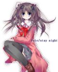  1girl fate/stay_night fate_(series) jin_rikuri solo thigh-highs tohsaka_rin 