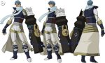  .hack// .hack//roots 1boy bandai blue_hair cyber_connect_2 glasses hack male_focus official_art ovan ovan_(.hack//) scarf 