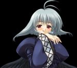  1girl :q amazuyu_tatsuki game_cg kamyu leaf_(studio) lowres solo tongue tongue_out utawareru_mono 