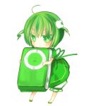  :&lt; aruya_(flosrota) bad_id bangai-shuffleko blush digital_media_player green green_eyes green_hair ipod lowres minigirl original product_girl 