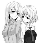  eila_ilmatar_juutilainen monochrome multiple_girls sanya_v_litvyak strike_witches takenaka_hideo 