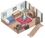  1girl amamiya_minato floorplan interior isometric solo suzumiya_haruhi_no_yuuutsu tsuruya 