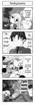  4koma caster comic fate/stay_night fate_(series) hard_translated long_image matou_shinji monochrome tall_image translated 