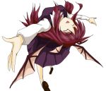  1girl arched_back bat_wings demon_girl female head_wings koakuma lowres outstretched_arms pose solo spread_arms the_embodiment_of_scarlet_devil touhou wings 