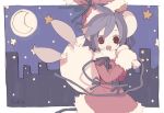  1girl animal_ears christmas hat mitsuki_mouse mouse_ears original santa_costume santa_hat solo 