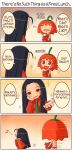  2girls 4koma blush_stickers chibi comic habanero habanero-neesan habanero-tan hard_translated hat long_hair long_image multiple_girls panties shigatake short_hair smile tall_image tears topless translated underwear 