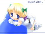  1girl :d arched_back bangs belt bent_over bianca&#039;s_daughter blonde_hair blue_eyes blue_skin boots bow cape child copyright_name dragon_quest dragon_quest_v dress dress_lift fang flat_chest gloves hair_bow high_heels hima hug knee_boots kneeling monster open_mouth panties pantyshot parted_bangs shadow shoes short_hair short_sleeves short_twintails simple_background skirt slime slime_(dragon_quest) smile transparent twintails underwear upskirt white_background white_panties white_skirt 