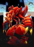  alternate_color claws golisopod highres pokemon pokemon_(game) pokemon_sm red_body yashima_(yokon4039) 