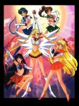  5girls 90s aino_minako arms_up arrow bishoujo_senshi_sailor_moon bishoujo_senshi_sailor_moon_sailor_stars black_hair blonde_hair blue_boots blue_eyes blue_hair blue_skirt boots bow bow_(weapon) brown_hair choker collar double_bun earrings elbow_gloves eternal_sailor_moon eternal_tiare gloves green_skirt hair_bobbles hair_bow hair_ornament half_updo harp heart high_heels highres hino_rei inner_senshi instrument jewelry kino_makoto knee_boots layered_skirt leaf long_hair magical_girl mars_arrow mercury_harp midriff mizuno_ami multiple_girls official_art orange_skirt photoshop pink_bow ponytail red_bow red_skirt sailor_jupiter sailor_mars sailor_mercury sailor_moon sailor_senshi sailor_venus scepter school_uniform serafuku shoes short_hair skirt smile super_sailor_jupiter super_sailor_mars super_sailor_mercury super_sailor_venus tiara tsukino_usagi twintails very_long_hair weapon white_boots white_gloves wings yellow_skirt 