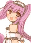  blush euryale fate/hollow_ataraxia fate/stay_night fate_(series) lowres purple_hair stheno twintails 
