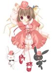  00s 1girl binzume_yousei bottle_fairy crayon red_shoes shoes solo tamachan tokumi_yuiko violet_eyes 